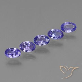1,69 ct natürliche blauer Tansanit-Edelsteine, Oval Schliff, VVS-VS