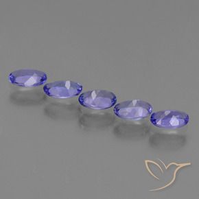 1,69 ct natürliche blauer Tansanit-Edelsteine, Oval Schliff, VVS-VS