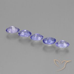 1.90 ct natürliche Intensives Violettblau Tansanit-Edelsteine, Oval, VS