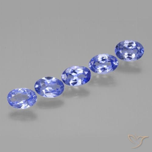 2.62ctw Natürlicher Pastellblau Tansanit, Oval, VS