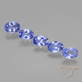 2.62 ct natürliche Pastellblau Tansanit-Edelsteine, Oval, VS