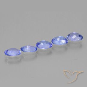 2.62 ct natürliche Pastellblau Tansanit-Edelsteine, Oval, VS