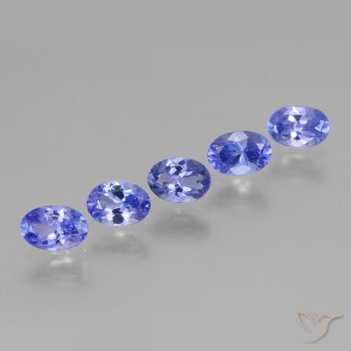 2.56 ct natürliche Mittelblau Tansanit-Edelsteine, Oval, VS