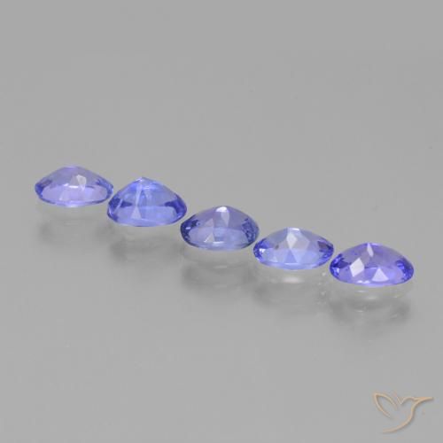 2.56 ct natürliche Mittelblau Tansanit-Edelsteine, Oval, VS
