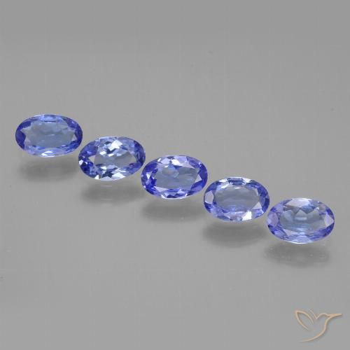 2.09ctw Natürlicher Intensives Violettblau Tansanit, Oval, VS