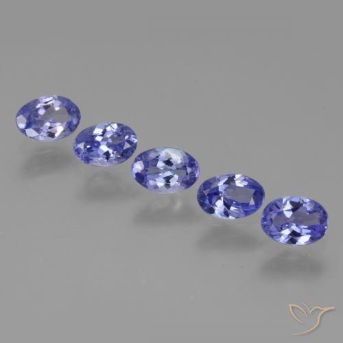 2.80 ct natürliche violett-blau Tansanit-Edelsteine, Oval, VVS-VS