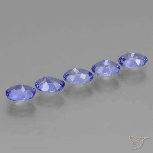 2.80 ct natürliche violett-blau Tansanit-Edelsteine, Oval, VVS-VS