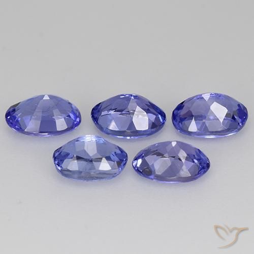 2.41 ct natürliche violett-blau Tansanit-Edelsteine, Oval, VS