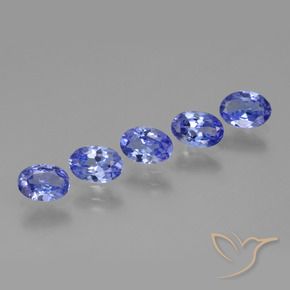 2.23 ct natürliche violett-blau Tansanit-Edelsteine, Oval, VS
