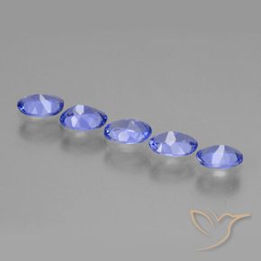 2.23 ct natürliche violett-blau Tansanit-Edelsteine, Oval, VS