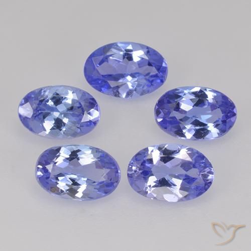 2.29ctw Natürlicher Intensives Violettblau Tansanit, Oval, VS