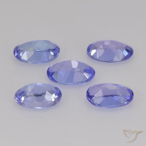 2.29 ct natürliche Intensives Violettblau Tansanit-Edelsteine, Oval, VS