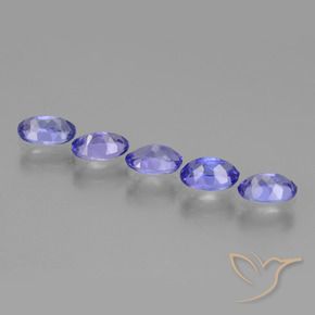 2.40 ct natürliche Intensives Violettblau Tansanit-Edelsteine, Oval, VS