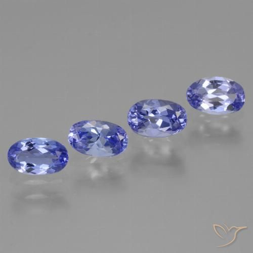 1.98ctw Natürlicher Intensives Violettblau Tansanit, Oval, VS