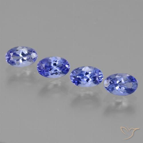 1.95 ct natürliche tiefviolett-blau Tansanit-Edelsteine, Oval, VS