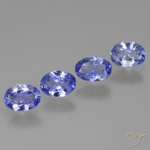 2.21ctw Natürlicher Intensives Violettblau Tansanit, Oval, VS