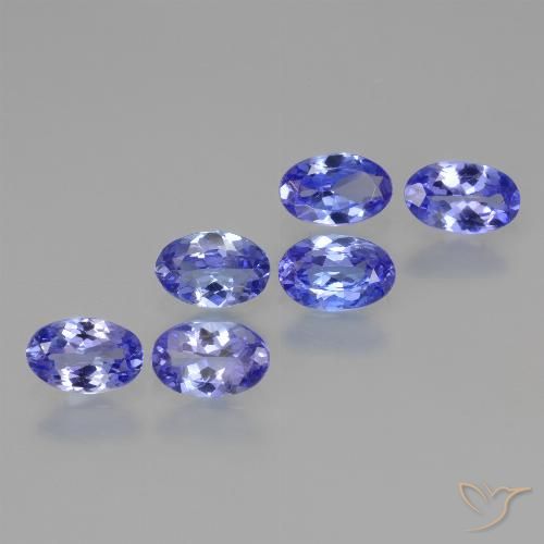 2.39ctw Natürlicher tiefviolett-blau Tansanit, Oval, VVS-VS