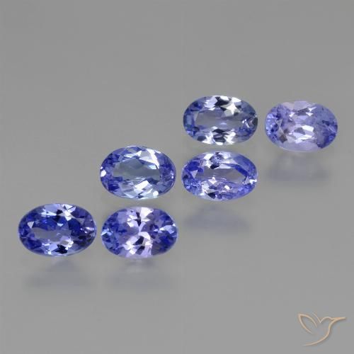 2.88ctw Natürlicher Intensives Violettblau Tansanit, Oval, VS, Photo A