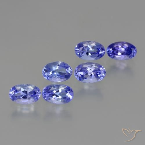 2,95 ct natürliche blauer Tansanit-Edelsteine, Oval Schliff, VS