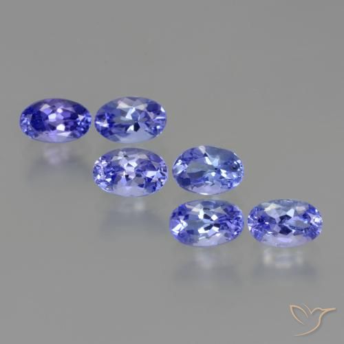 2,95 ct natürliche blauer Tansanit-Edelsteine, Oval Schliff, VS
