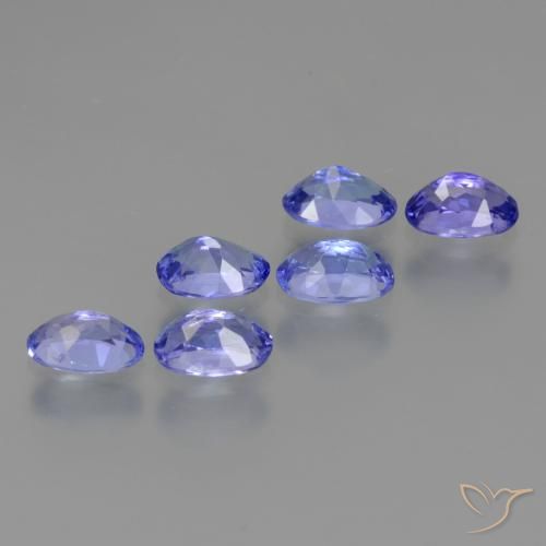 2,95 ct natürliche blauer Tansanit-Edelsteine, Oval Schliff, VS