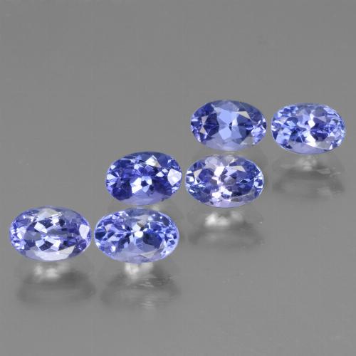 3,39 ct natürliche blauer Tansanit-Edelsteine, Oval Schliff, VVS-VS
