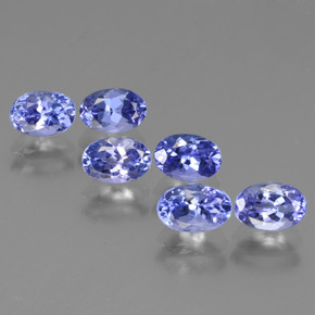 3,39 ct natürliche blauer Tansanit-Edelsteine, Oval Schliff, VVS-VS