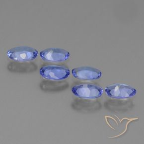 2.05 ct natürliche Intensives Blau Tansanit-Edelsteine, Oval, VVS-VS