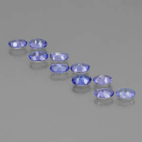 3,96 ct natürliche blauer Tansanit-Edelsteine, Oval Schliff, VVS-VS