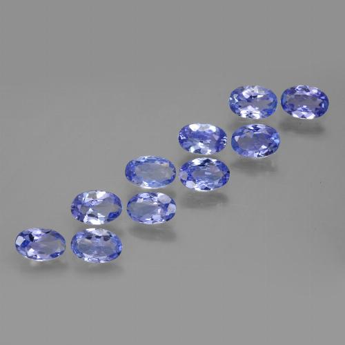 4,33 ct natürliche blauer Tansanit-Edelsteine, Oval Schliff, VVS-VS