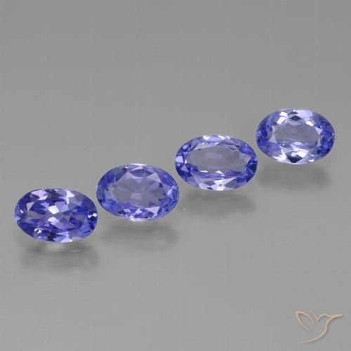 2,27 ct natürliche blauer Tansanit-Edelsteine, Oval Schliff, VS