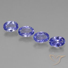 2,27 ct natürliche blauer Tansanit-Edelsteine, Oval Schliff, VS