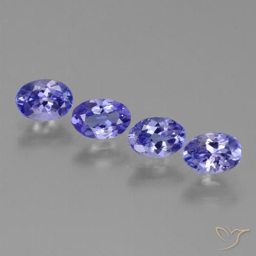 2.04ctw Natürlicher Intensives Violettblau Tansanit, Oval, VS
