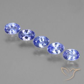 1.87 ct natürliche tiefblau Tansanit-Edelsteine, Oval, VS