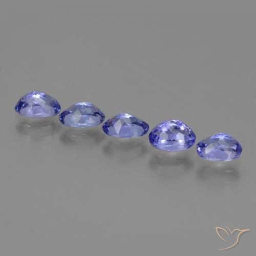 2.63 ct natürliche violett-blau Tansanit-Edelsteine, Oval, VS
