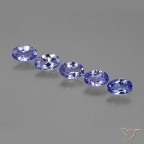 1.72ctw Natürlicher Intensives Violettblau Tansanit, Oval, VS