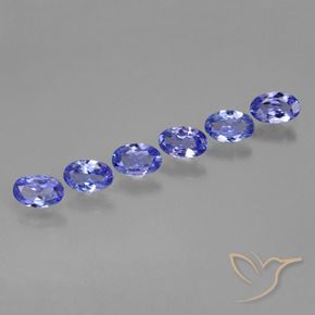 2.23 ct natürliche Intensives Violettblau Tansanit-Edelsteine, Oval, VS