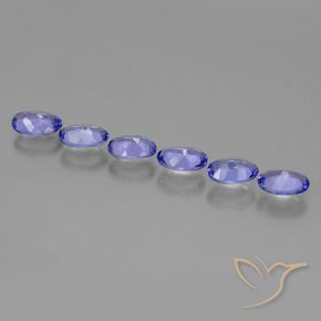 2.23 ct natürliche Intensives Violettblau Tansanit-Edelsteine, Oval, VS