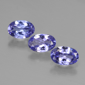 1,72 ct natürliche blauer Tansanit-Edelsteine, Oval Schliff, VS