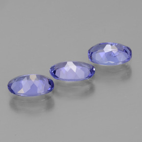 1,72 ct natürliche blauer Tansanit-Edelsteine, Oval Schliff, VS