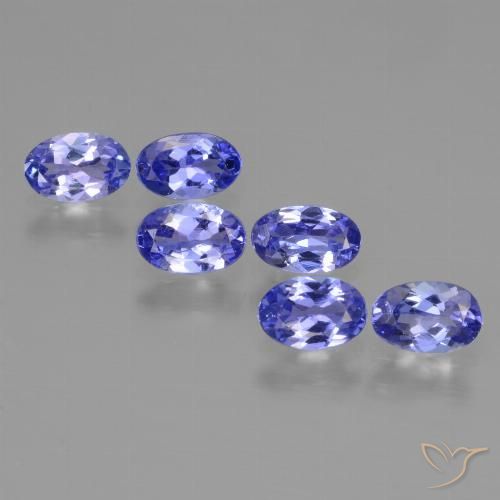 2.45ctw Natürlicher Intensives Violettblau Tansanit, Oval, VS
