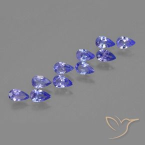 1.88 ct natürliche Intensives Blau Tansanit-Edelsteine, Birnenform, VS