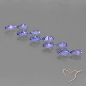 1.88 ct natürliche Intensives Blau Tansanit-Edelsteine, Birnenform, VS