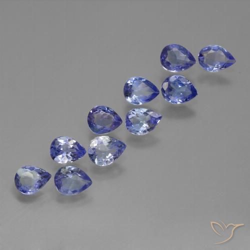 2.32ctw Natürlicher Mittleres Marineblau Tansanit, Birnenform, VS