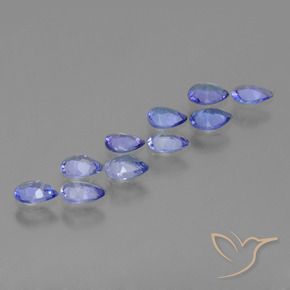 2.32 ct natürliche Mittleres Marineblau Tansanit-Edelsteine, Birnenform, VS