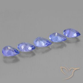3.22 ct natürliche tiefblau Tansanit-Edelsteine, Birnenform, VS