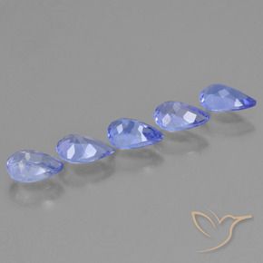 2.24 ct natürliche Mittelblau Tansanit-Edelsteine, Birnenform, VS