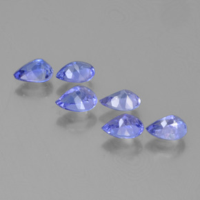 2,46 ct natürliche blauer Tansanit-Edelsteine, Birnenform, VS