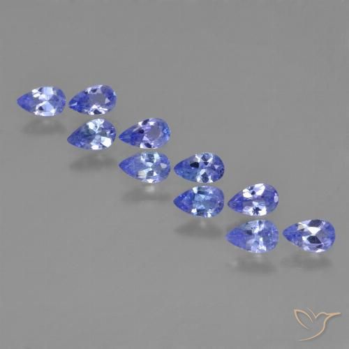 1.86ctw Natürlicher tiefblau Tansanit, Birnenform, VS