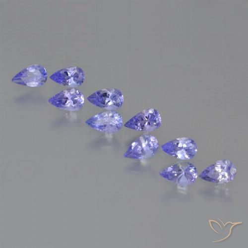 2.34ctw Natürlicher Violet Tansanit, Birnenform, VS